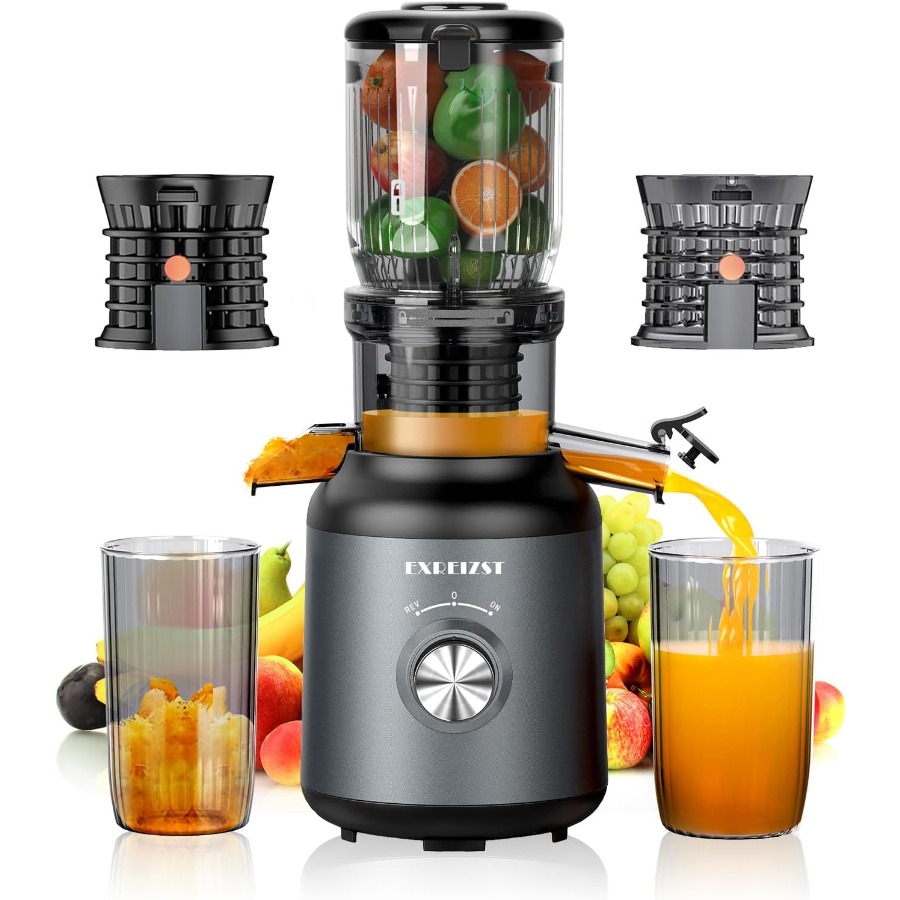 Cold Press Juicer - Cold press juicer with 4.2inch large