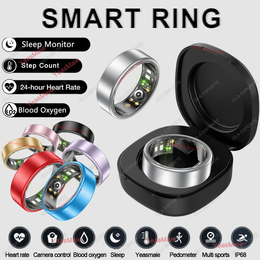 Women'S Health & Wellness Center - R10 Smart Ring with Charging Case