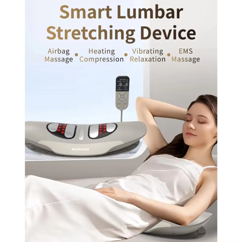Lumbar Traction Device Massage - Back Stretcher Lumbar reseña y precio