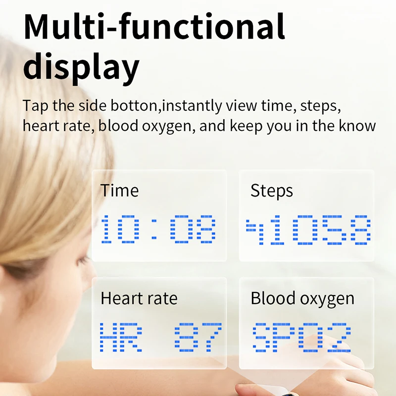 New Smart Ring Blue LED Displa - Women'S Health & Wellness Center reseña y precio