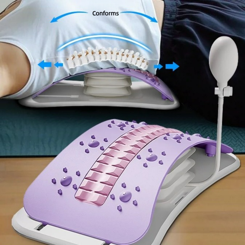 Foreverlily Adjustable Back Ma - Back Stretcher Lumbar reseña y precio