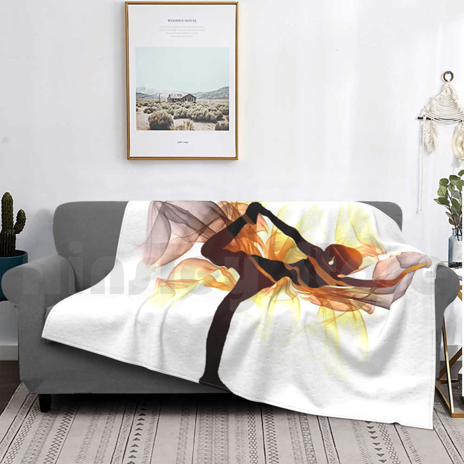 Yoga Poses Blanket For Sofa Be - Health Wellness Yoga reseña y precio