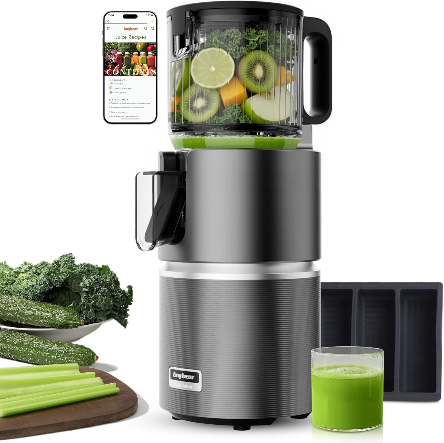Cold Press Juicer with 4.9