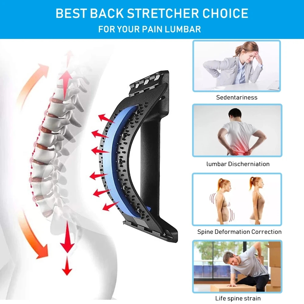 Magnetic Back Massage Muscle R - Back Stretcher Lumbar reseña y precio