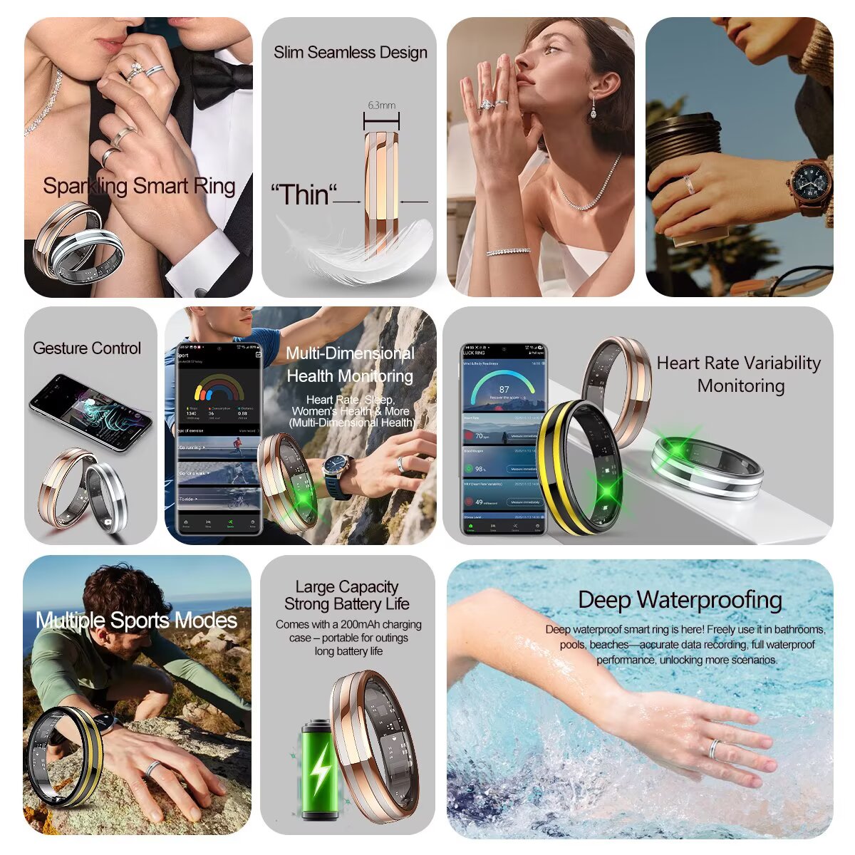 2026 Smart Ring For Men Women  - Women'S Health & Wellness Center reseña y precio