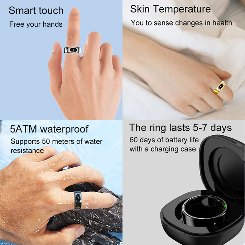 Smart Ring Men Women with Char - Women'S Health & Wellness Center reseña y precio