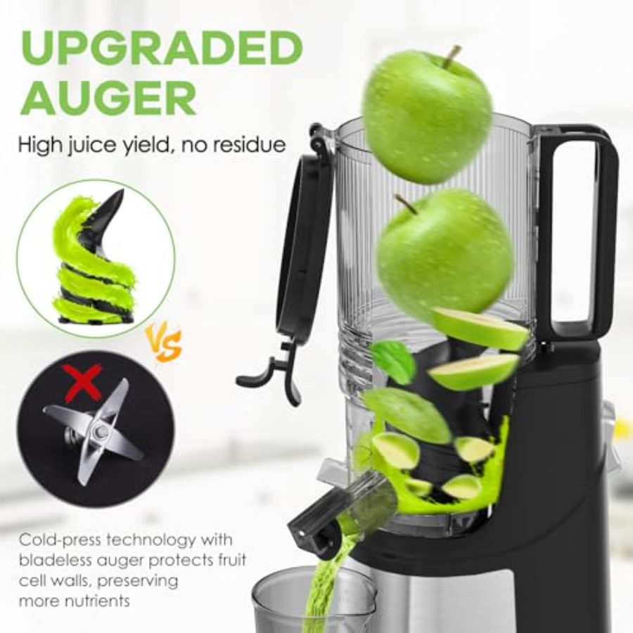 Masticating juicer for home ki - Cold Press Juicer reseña y precio