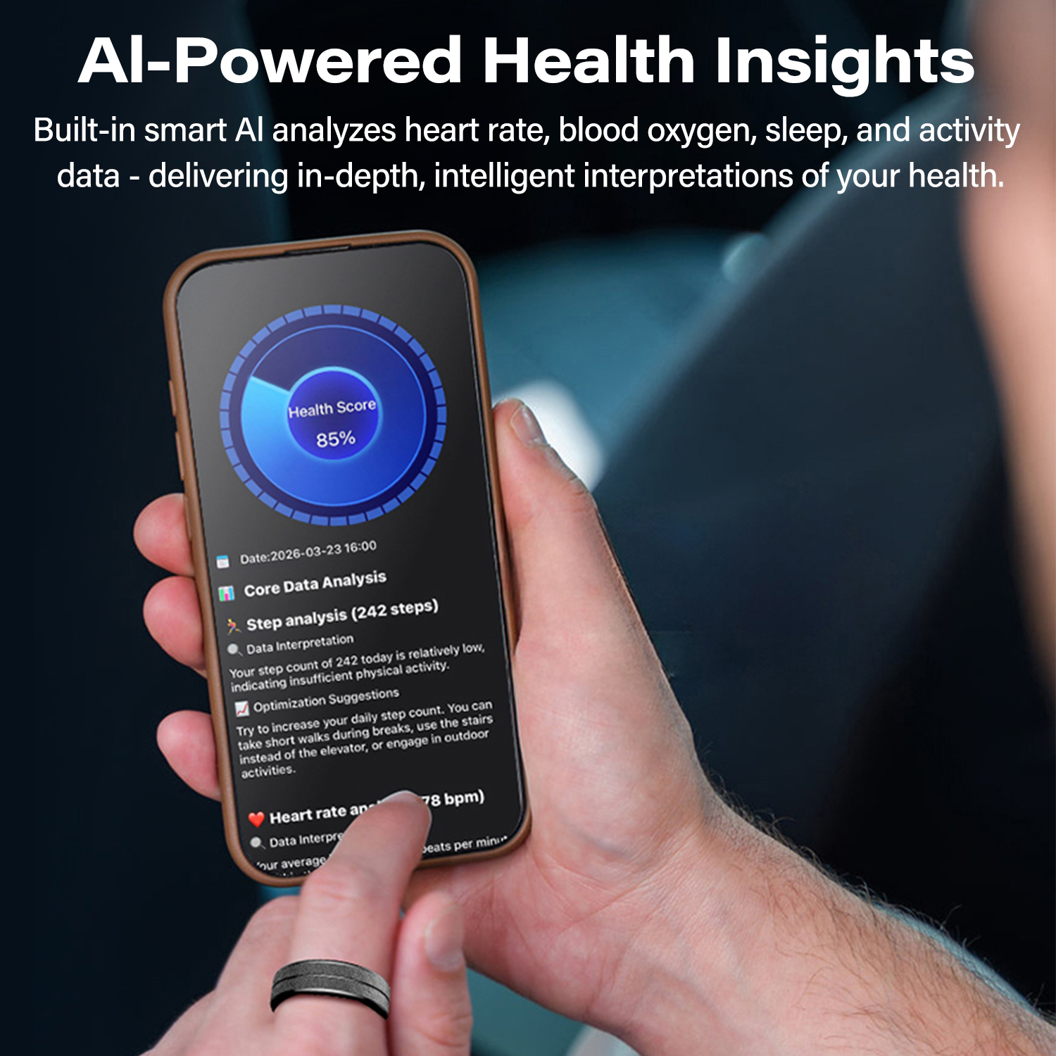 Smart Ring Men Women AI Health - Women'S Health & Wellness Center reseña y precio