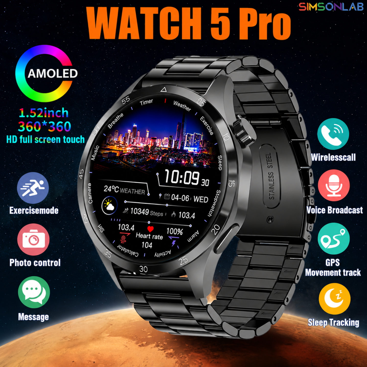 2026 Watch 5 Pro GPS Track Com - Health Wellness Trends 2026 reseña y precio