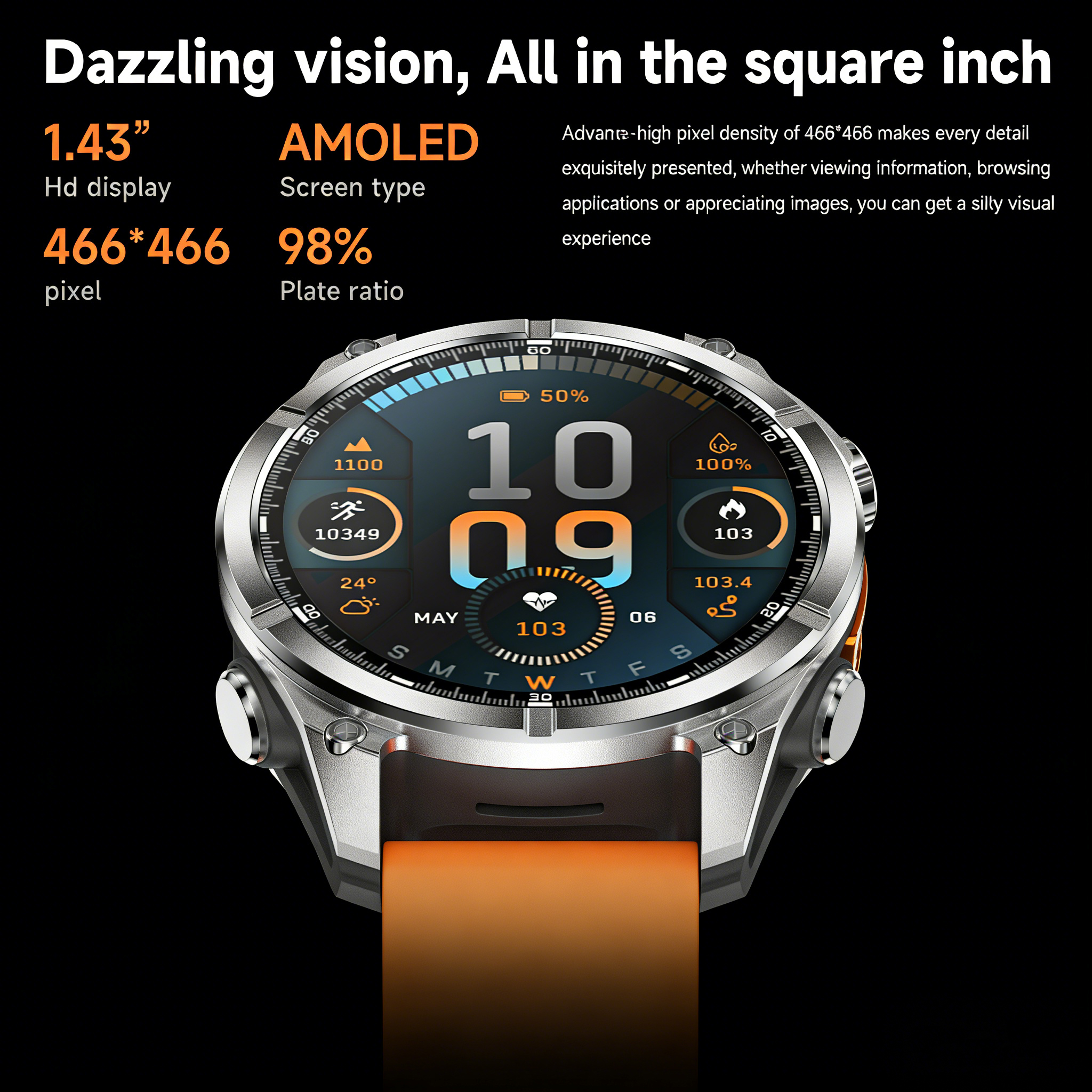 2026 HD300 Smart Watch AMOLED  - Health Wellness Trends 2026 reseña y precio