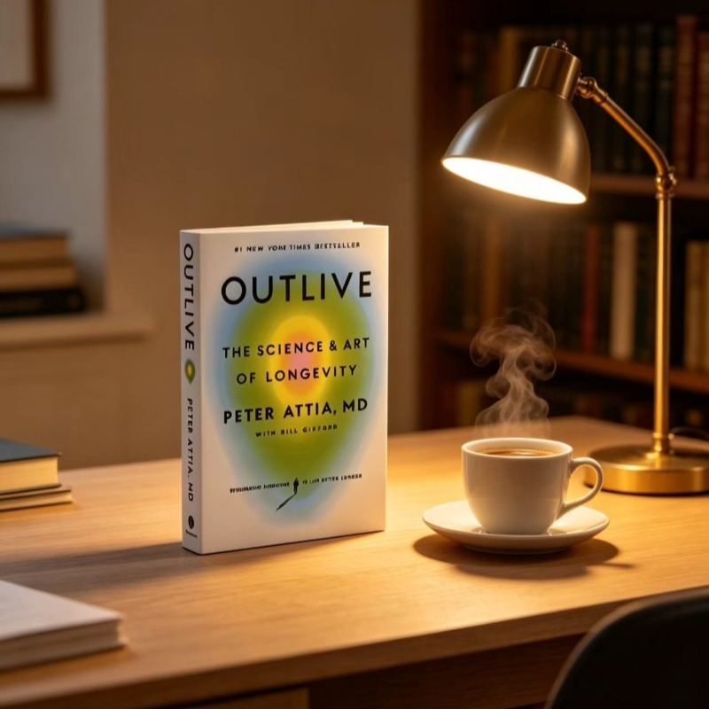 OutliveThe Science Art of Long - Health Wellness Longevity reseña y precio