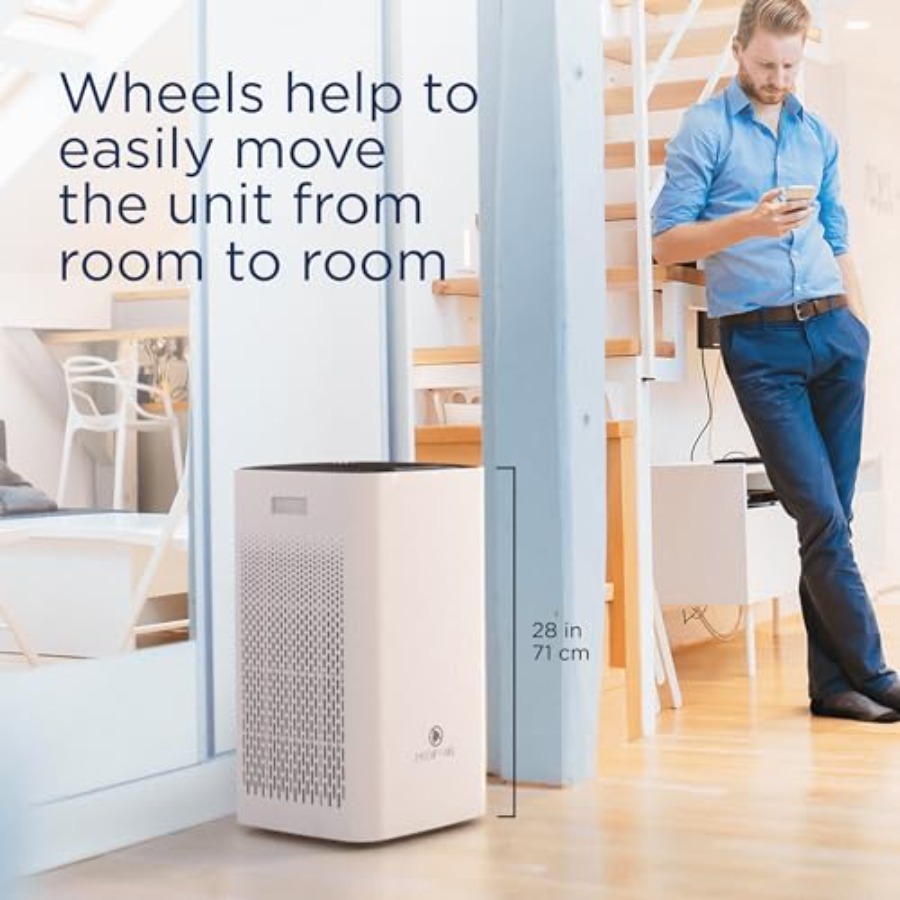 Air purifier for large spaces, - Air Purifier Hepa reseña y precio