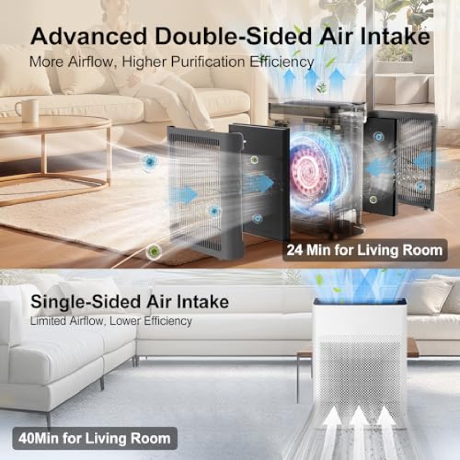 Home air purifier for large ro - Air Purifier Hepa reseña y precio