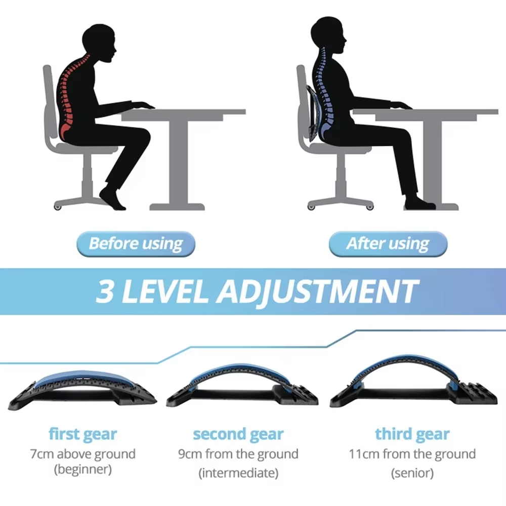 Magnetic Back Massager Muscle  - Back Stretcher Lumbar reseña y precio
