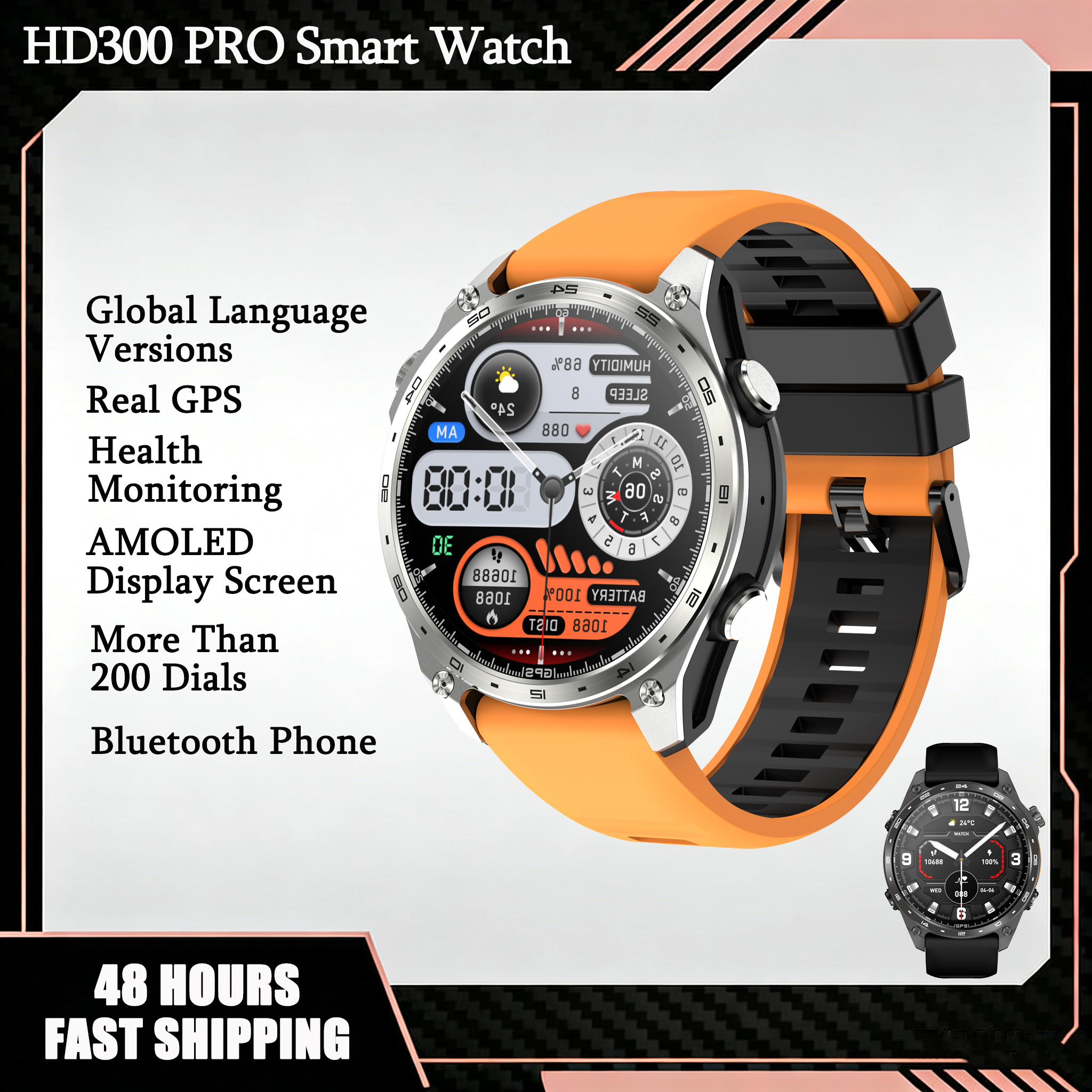 GPS Smart Watch for Outdoor HD - Health Wellness Trends 2026 reseña y precio