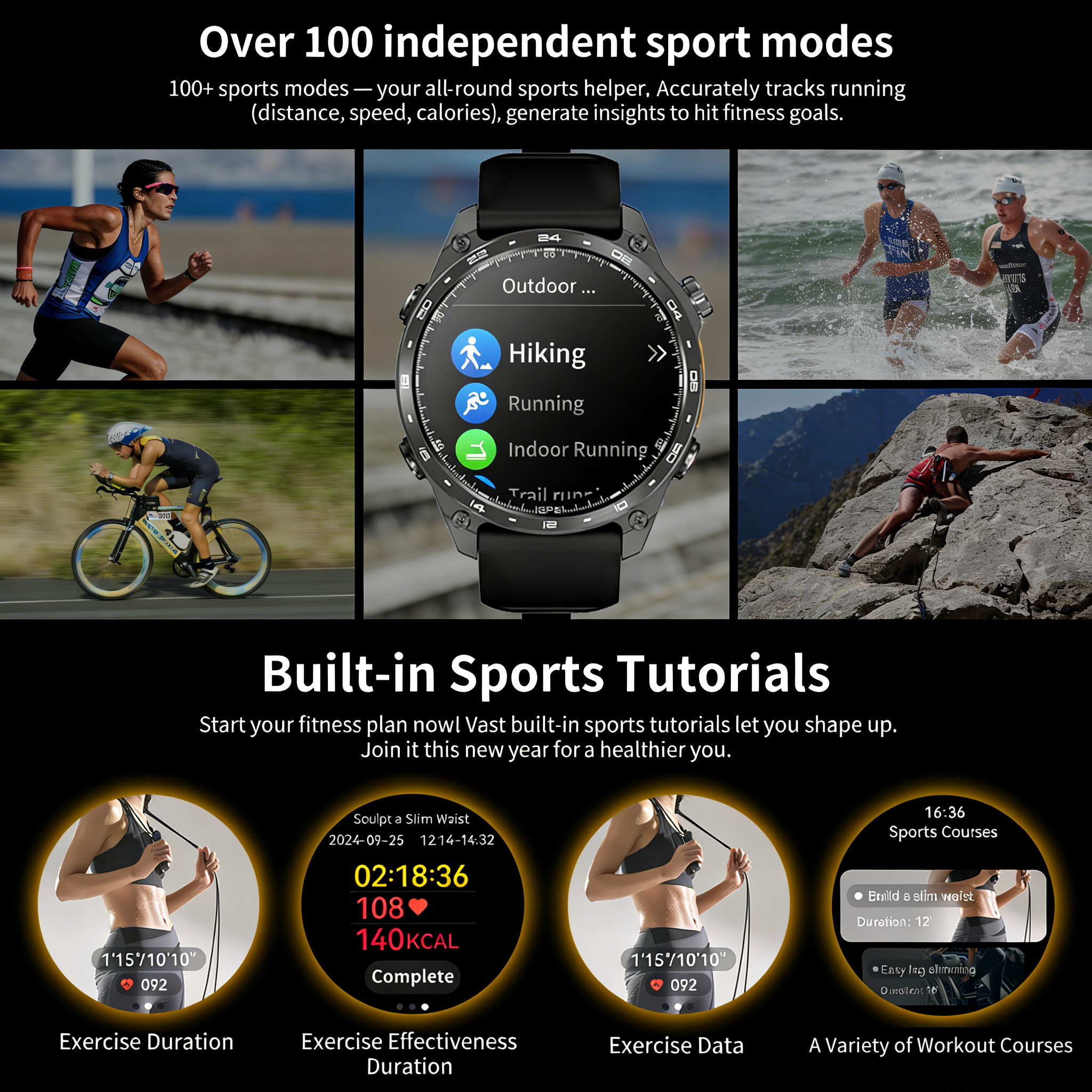 GPS Smart Watch for Outdoor HD - Health Wellness Trends 2026 reseña y precio