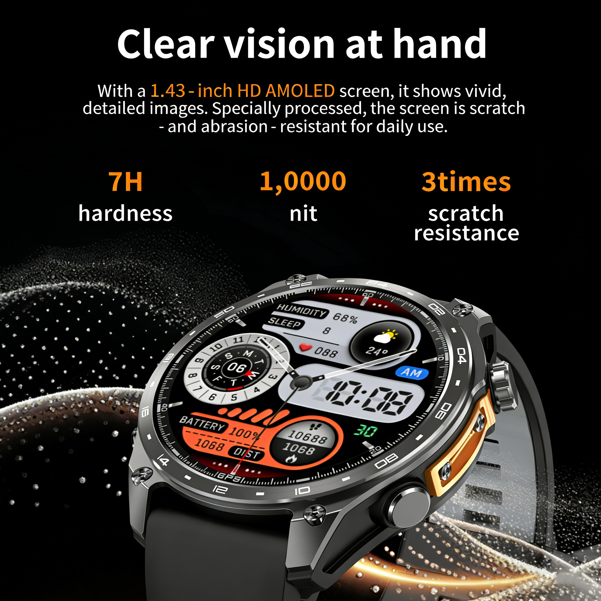 GPS Smart Watch for Outdoor HD - Health Wellness Trends 2026 reseña y precio