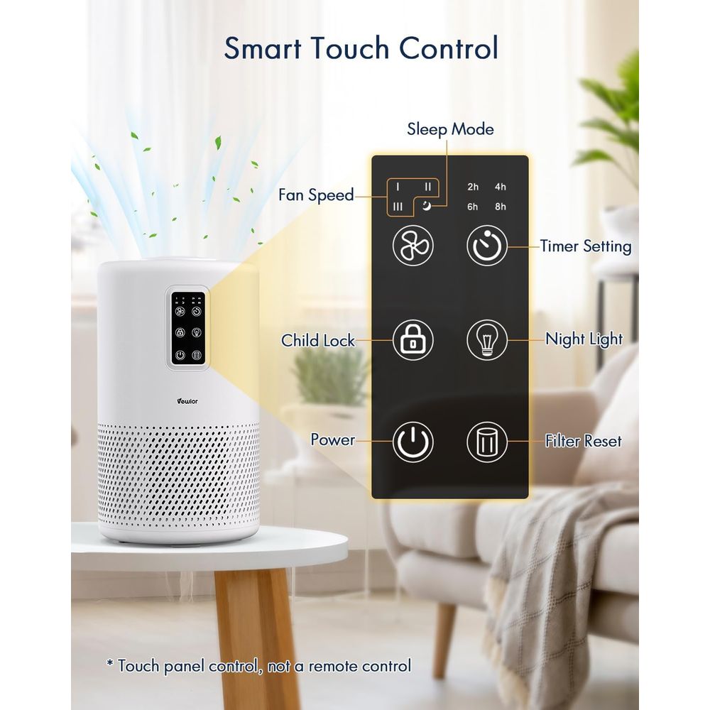 Large Room Air Purifier up to  - Air Purifier Hepa reseña y precio