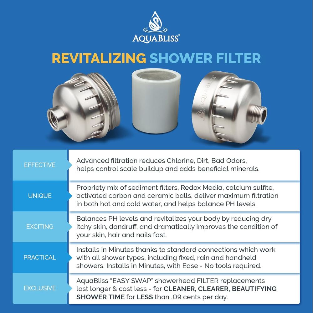 High Output AquaBliss Shower F - Health & Wellness Lubbock reseña y precio