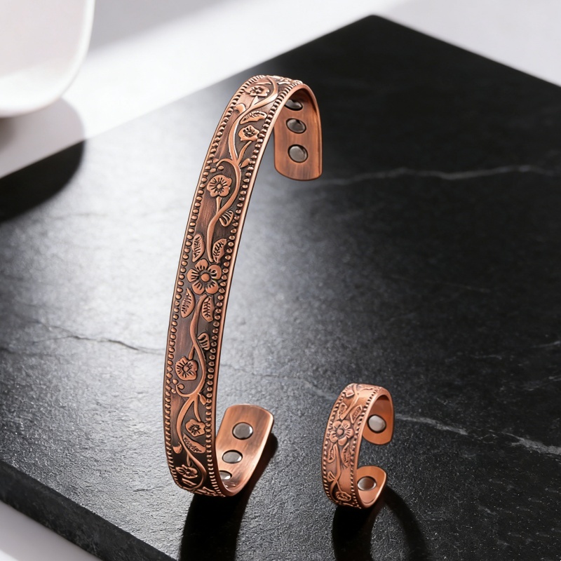 Magnetic Copper Therapy Bracel - Health Wellness Gifts For Men reseña y precio