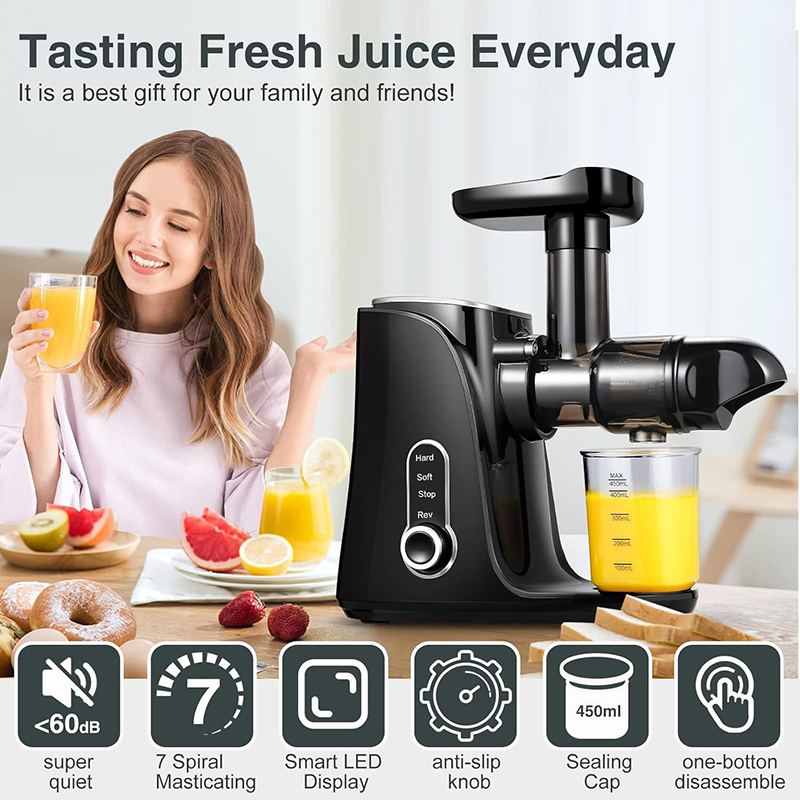 &* QANA Juicer Machines,Slow C - Cold Press Juicer reseña y precio