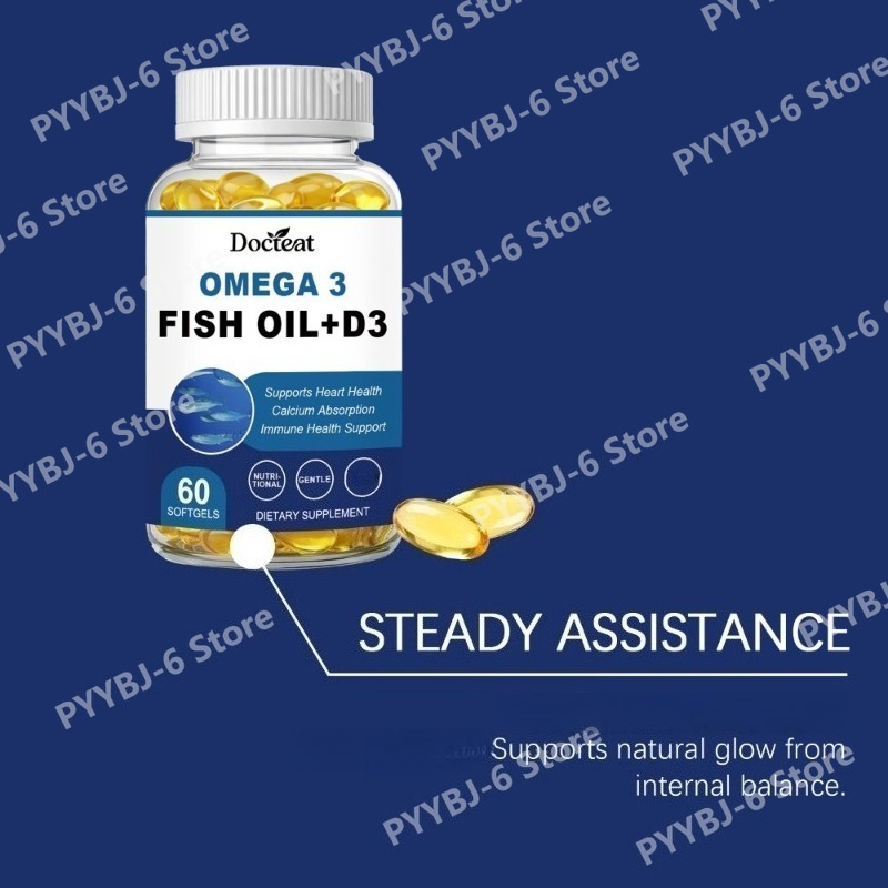 Omega-3 Fish Oil Supports Card - Wellness Health Nutrition reseña y precio
