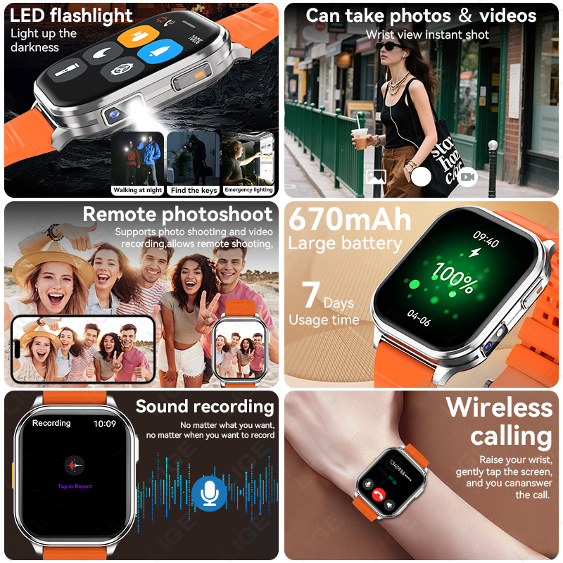 LIGE 2026 Camera Smart Watch M - Health Wellness Trends 2026 reseña y precio