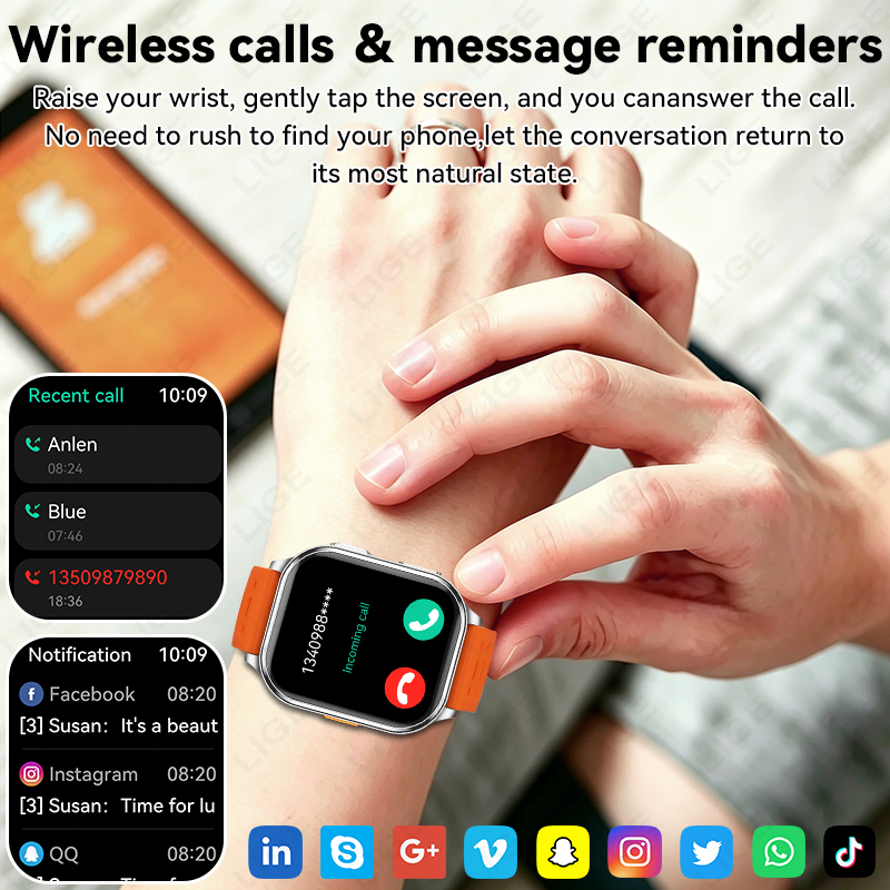 LIGE 2026 Camera Smart Watch M - Health Wellness Trends 2026 reseña y precio
