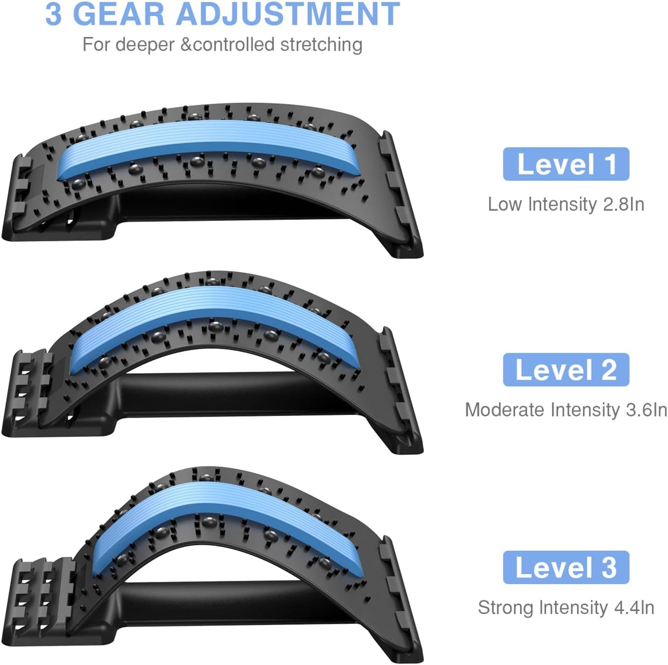 Back Massage Muscle Relaxation - Back Stretcher Lumbar reseña y precio