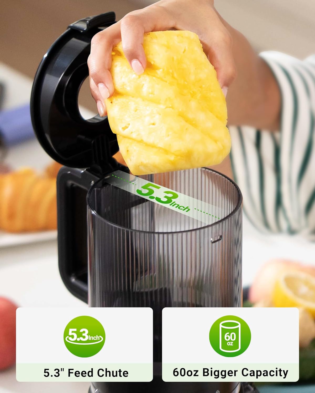 Cold Press Juicer with 5.3