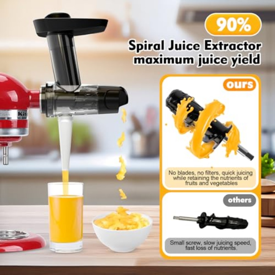 Masticating Juicer Attachment  - Cold Press Juicer reseña y precio