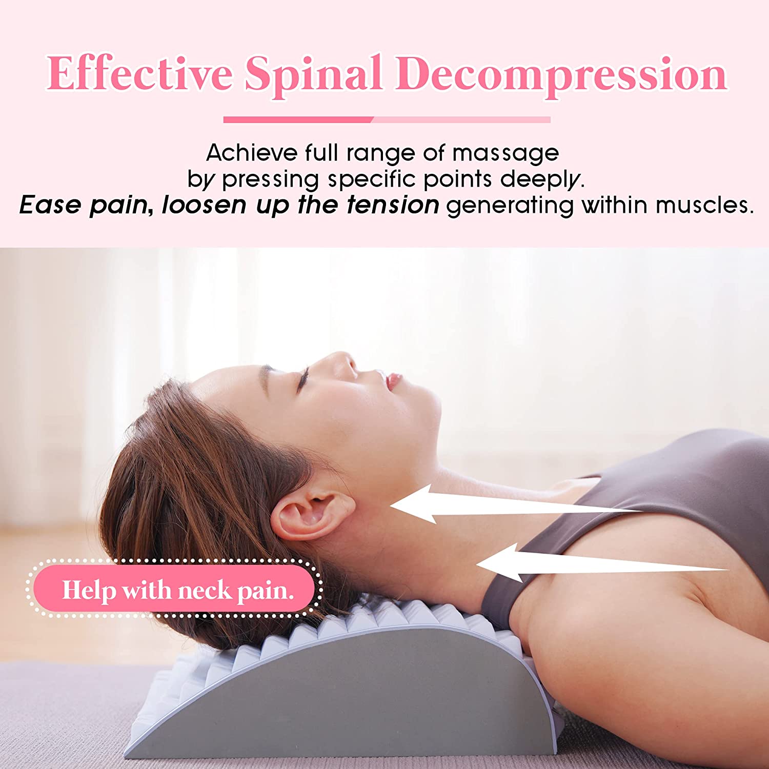 Lower Back Pain Relief Treatme - Back Stretcher Lumbar reseña y precio